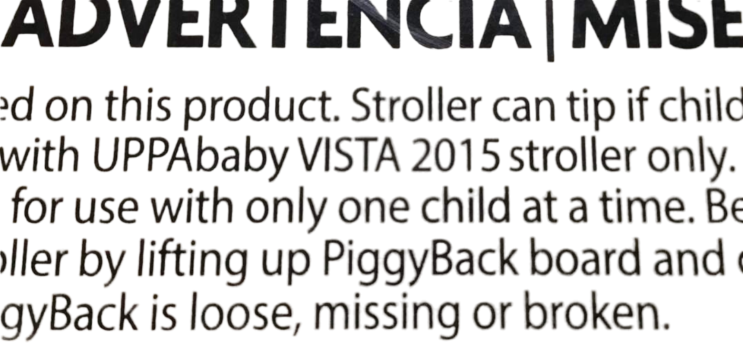 UPPAbaby VISTA PiggyBack Ride-Along Board, 2015+