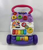 secondhand VTech Sit-To-Stand Learning Walker, purple