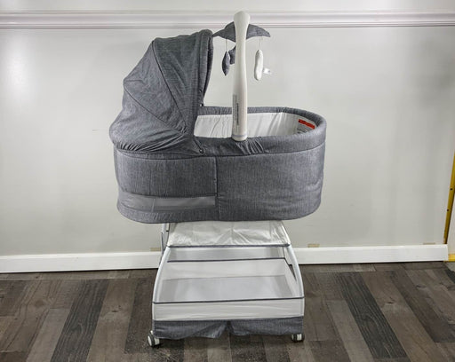 used TruBliss Sweetli Deluxe Bassinet, Stonewash