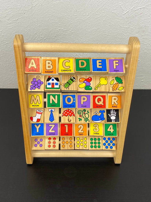 used Melissa & Doug ABC 123 Abacus