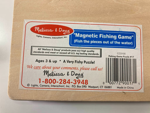 secondhand Melissa & Doug Fishing Magnetic Puzzle Game