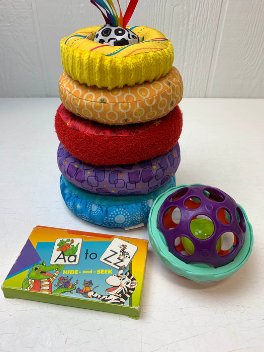 used BUNDLE Grasping Toys