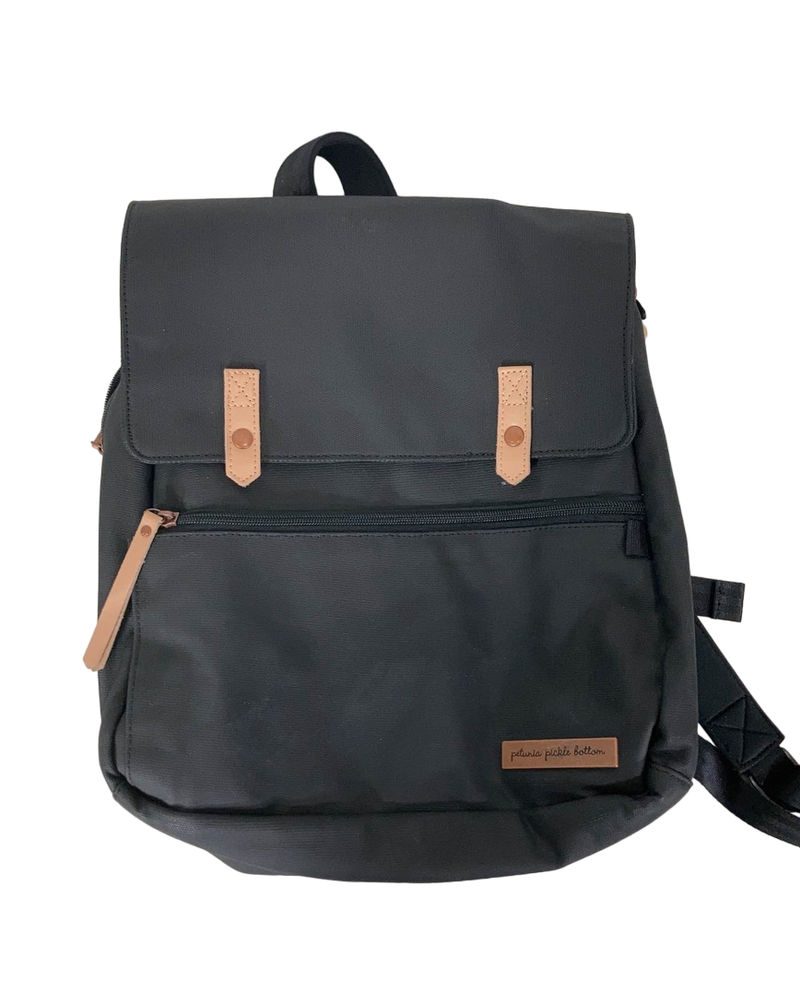 Petunia Pickle Bottom Meta Backpack, Black Matte Canvas display picture 1