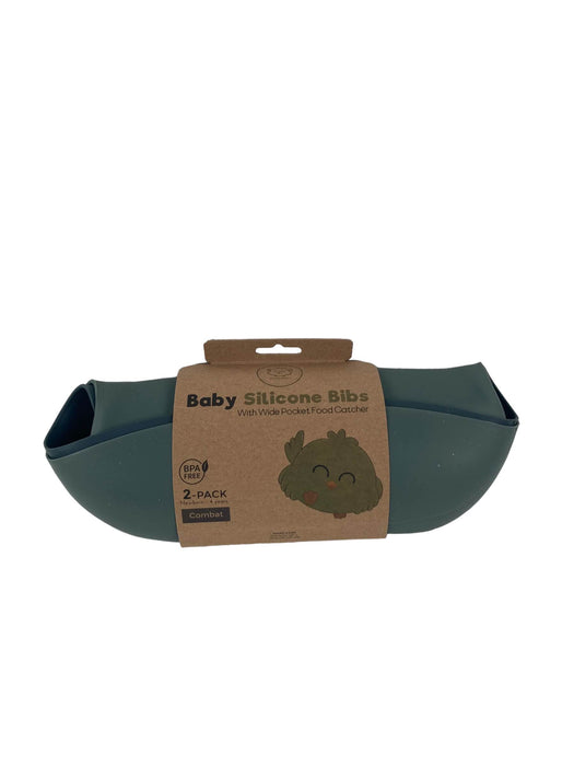 Shop Beaba Silicone Bibs 2 Pack, Combat at GoodBuy Gear
