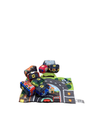 secondhand UNIH Soft Plush Car Set With Play Mat
