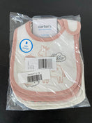 used Carter's Little Baby Basics Bibs, 4 Pack