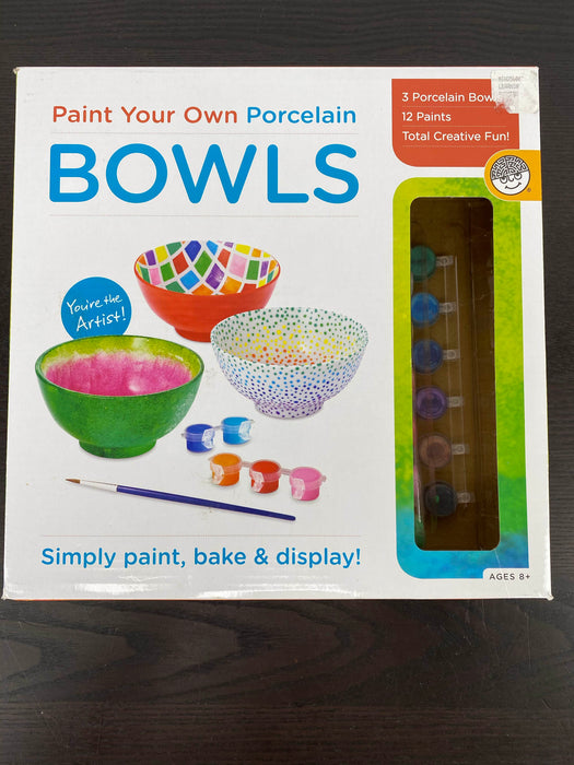 used MindWare Paint Your Own Porcelain Bowls