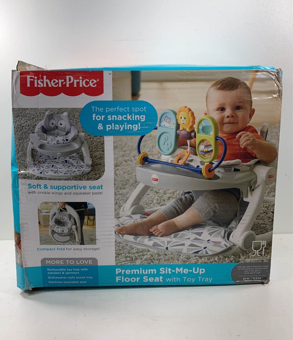 Shop Fisher Price Premium Sit-Me-Up Floor Seat with Toy Tray, Owl at GoodBuy Gear