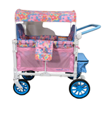 secondhand Wonderfold W4 Luxe Quad Stroller Wagon, 2023, Petal Pop x Chrissy Teigen