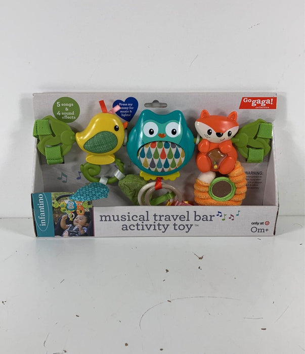 used Infantino Go gaga! Musical Travel Bar Activity Toy