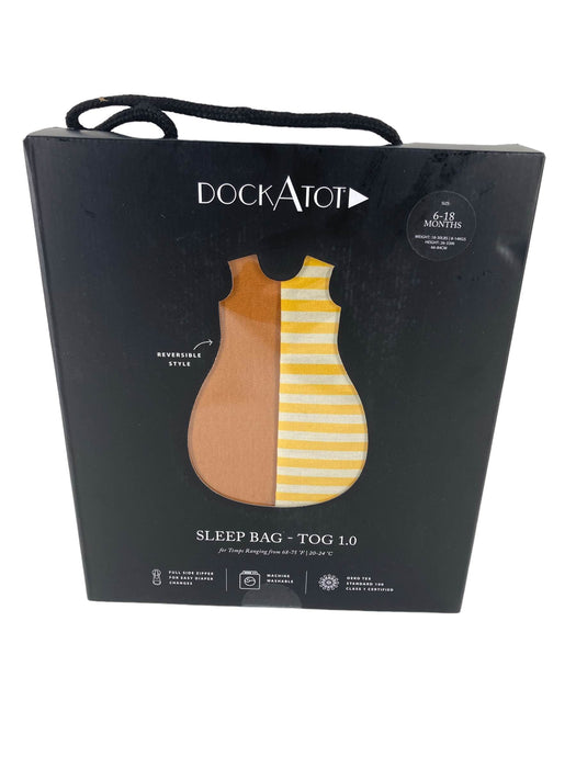 Shop DockATot Sleep Bag, 1.0, 6-18m, Golden Stripe / Pumpkin Spice at GoodBuy Gear