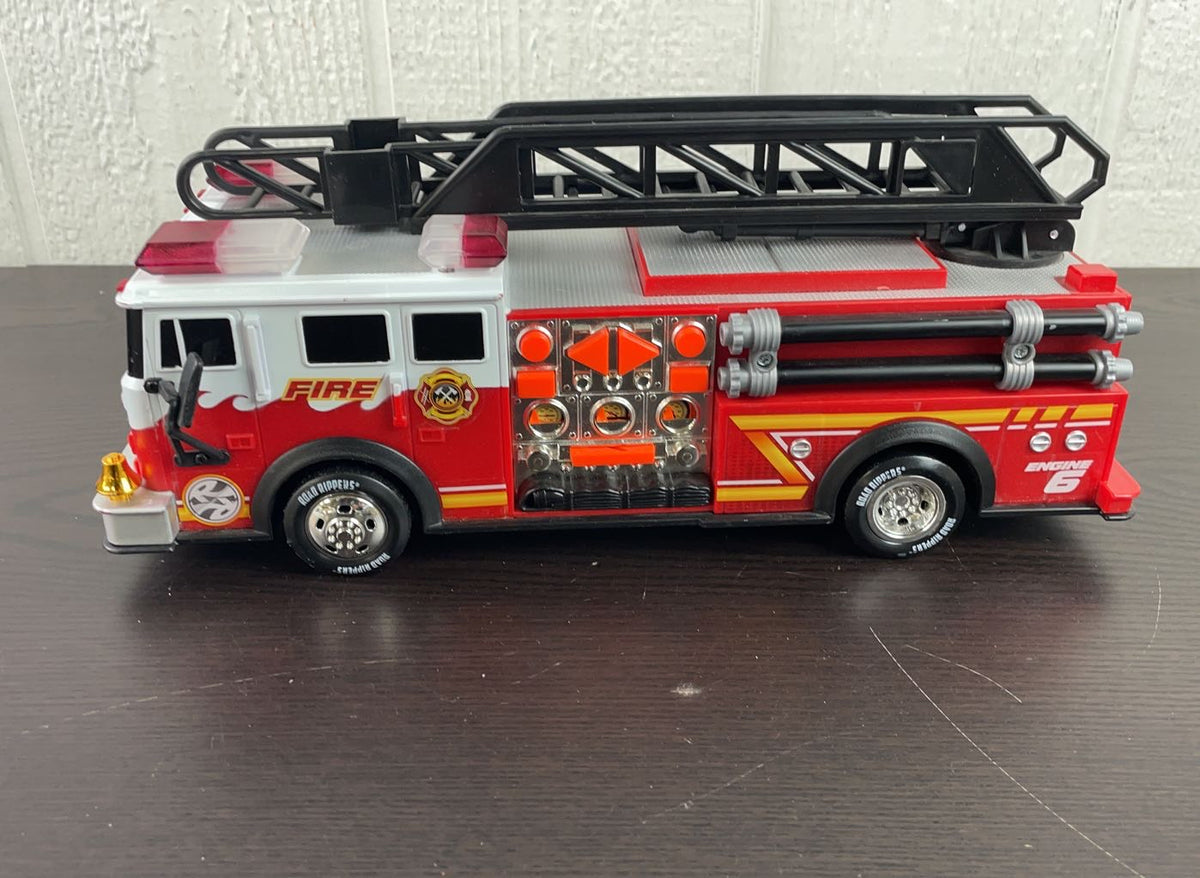 fire truck double stroller Toy State Hook And Ladder Fire Truck
