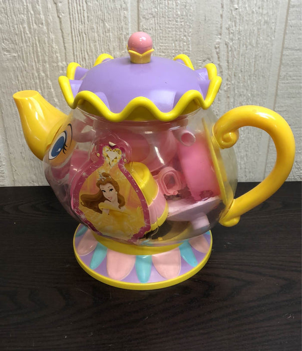 used Disney Princess Tea Set, -Beauty and the Beast