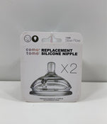 Shop Comotomo Replacement Nipple 2 pack, Slow Flow at GoodBuy Gear