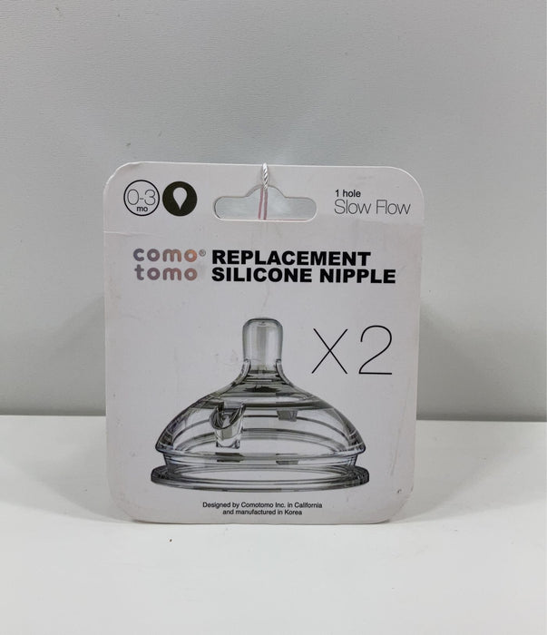 Shop Comotomo Replacement Nipple 2 pack, Slow Flow at GoodBuy Gear