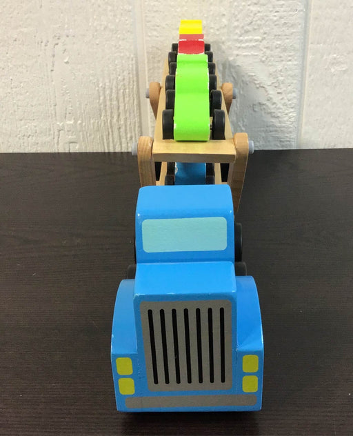 secondhand Melissa & Doug Mega Race-Car Carrier