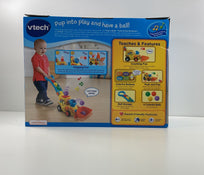 secondhand VTech Pop-A-Balls Push And Pop Bulldozer, Yellow