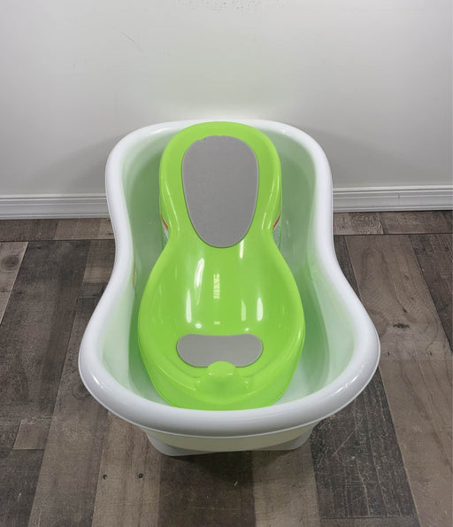 secondhand Summer Infant Comfort Height Bath Center With Step Stool