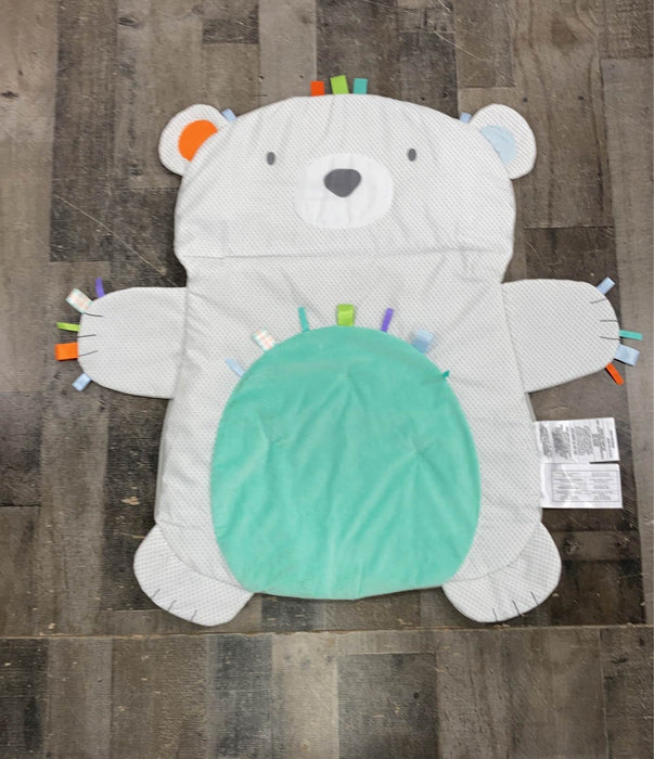 used Bright Starts Tummy Time Prop & Play Mat, Polar Bear