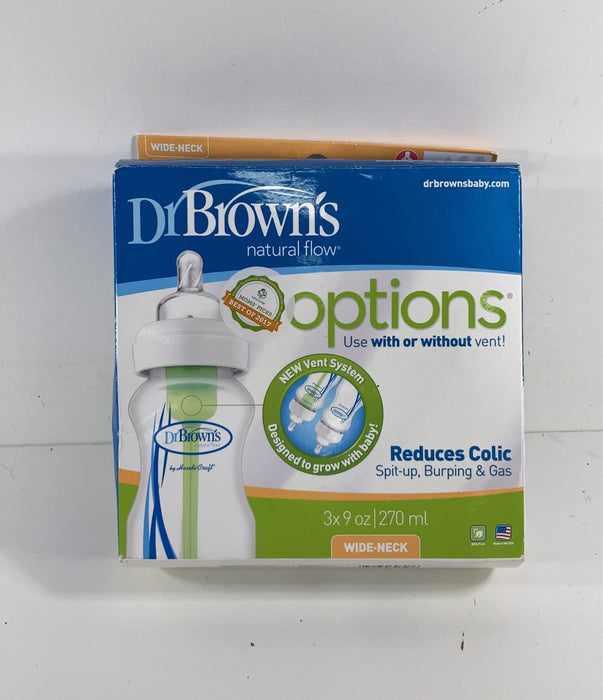Shop Dr. Brown's Options+ Anti Colic Wide Neck Bottles, 3-Pack, 9oz at GoodBuy Gear