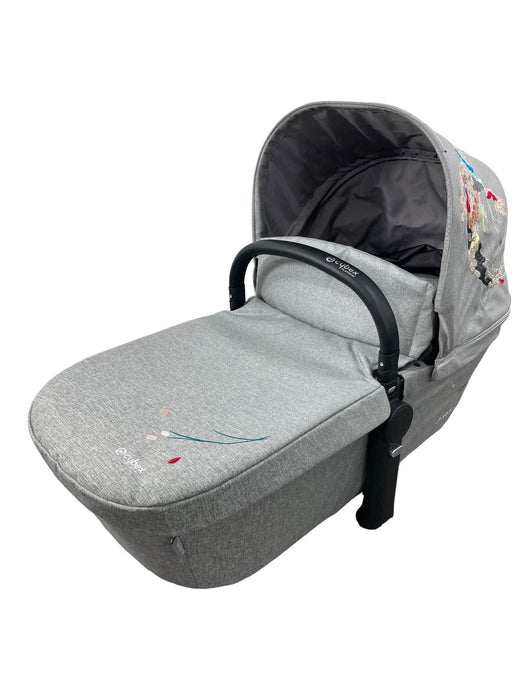 used Cybex PRIAM Lux Carry Cot, Koi/Mid Grey