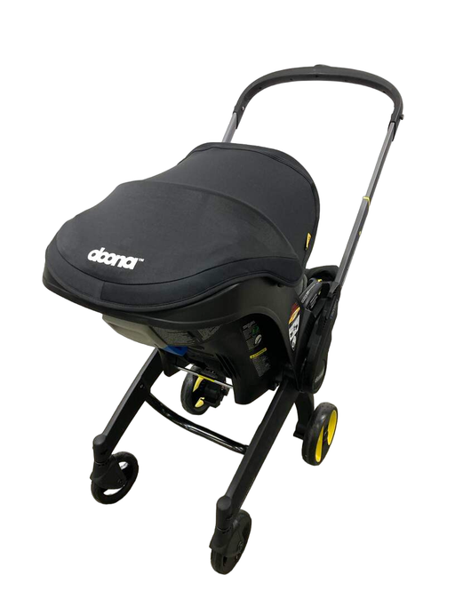 used Doona Infant Car Seat & Stroller Combo, 2021, Nitro Black