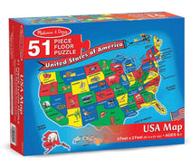 Melissa & Doug Floor Puzzle, USA Map