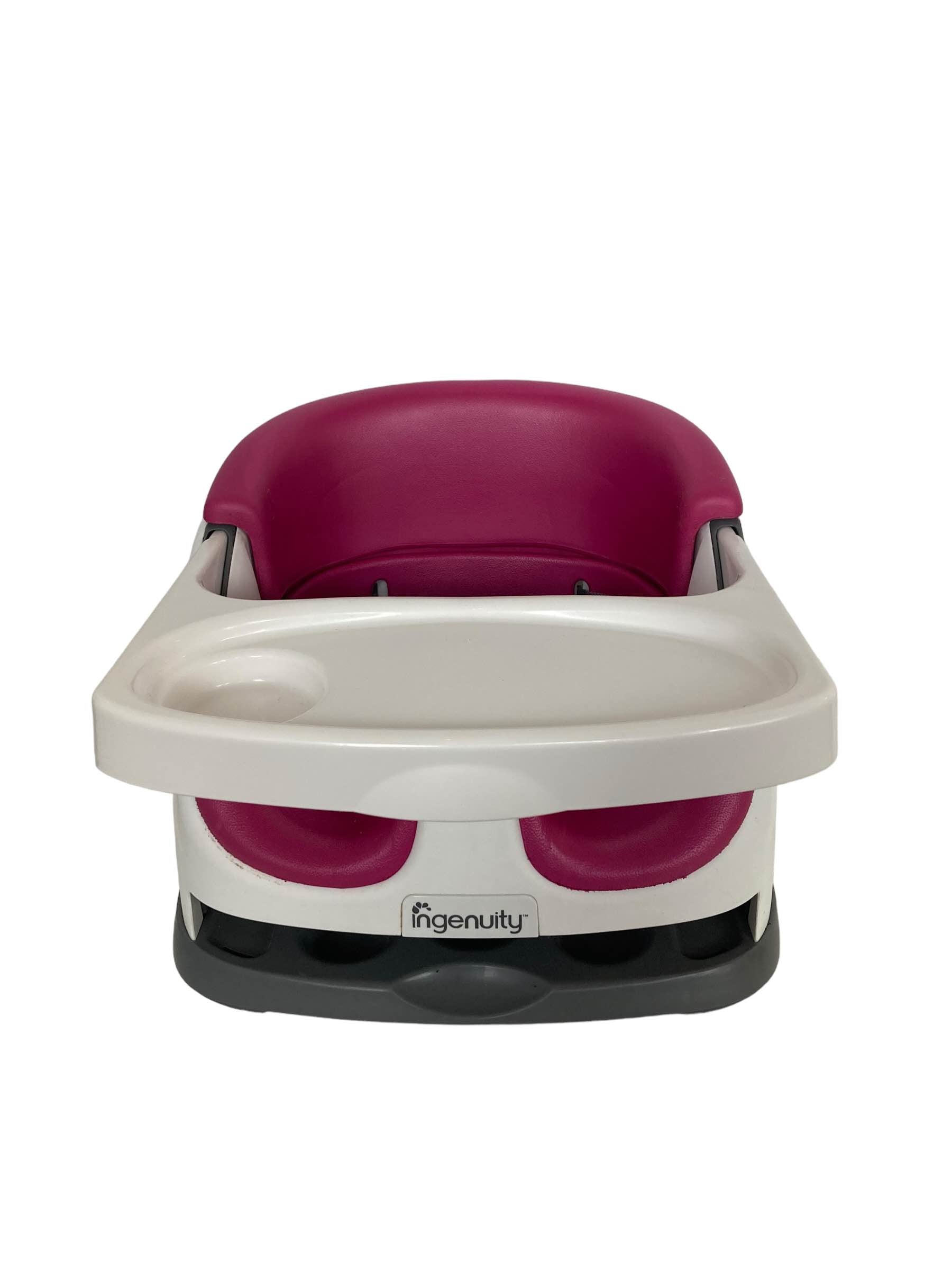 Ingenuity Baby Base 2 in 1 Booster Seat Pink Flambe