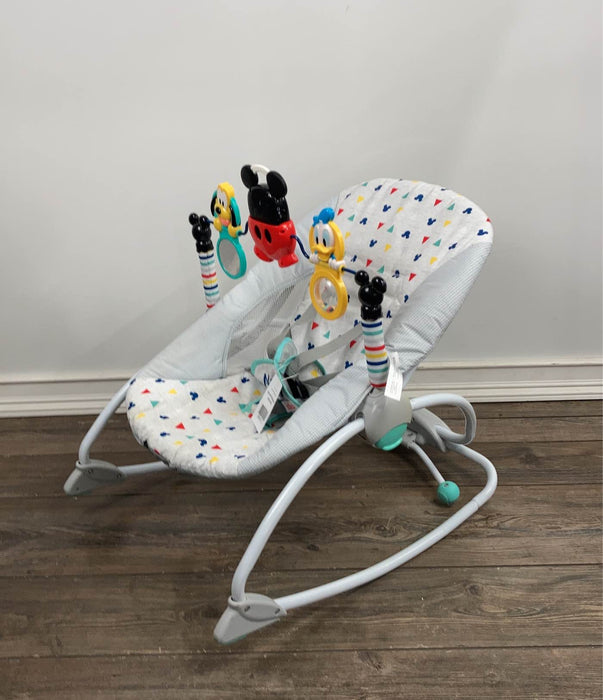 secondhand Bright Starts Baby To Big Kid Rocker, Mickey Mouse