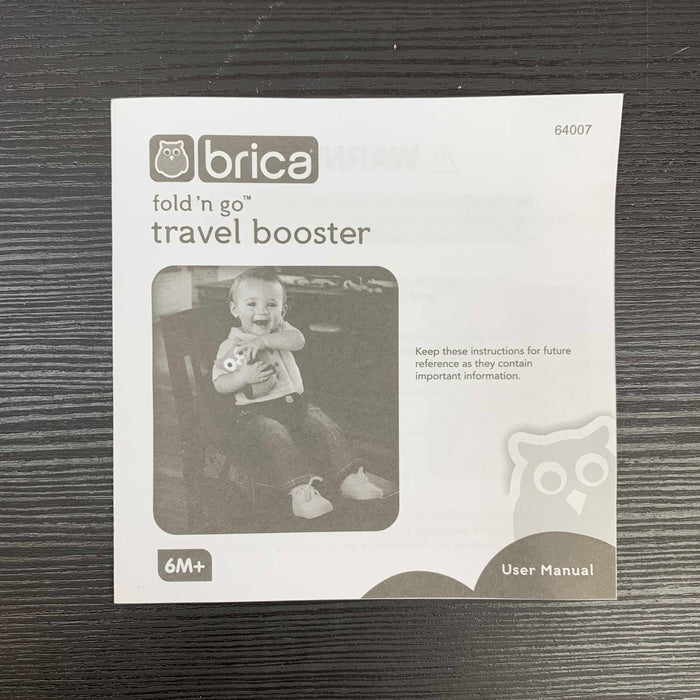Shop Brica Fold 'n Go Travel Booster Seat at GoodBuy Gear