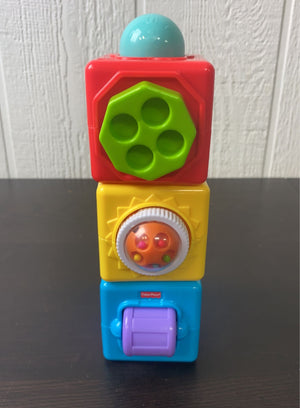 Fisher price cheap stacking action blocks