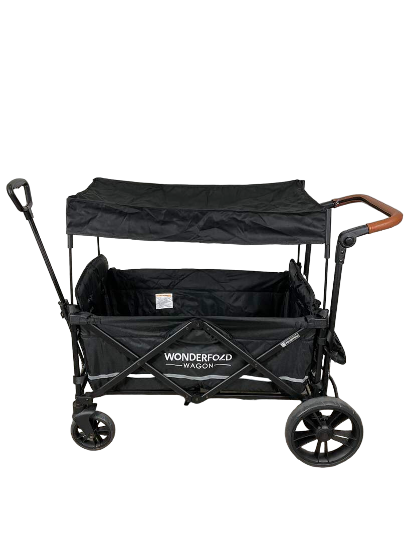 x2 push & pull stroller wagon Wonderfold X2 Push + Pull Double Stroller Wagon, 2022, Black