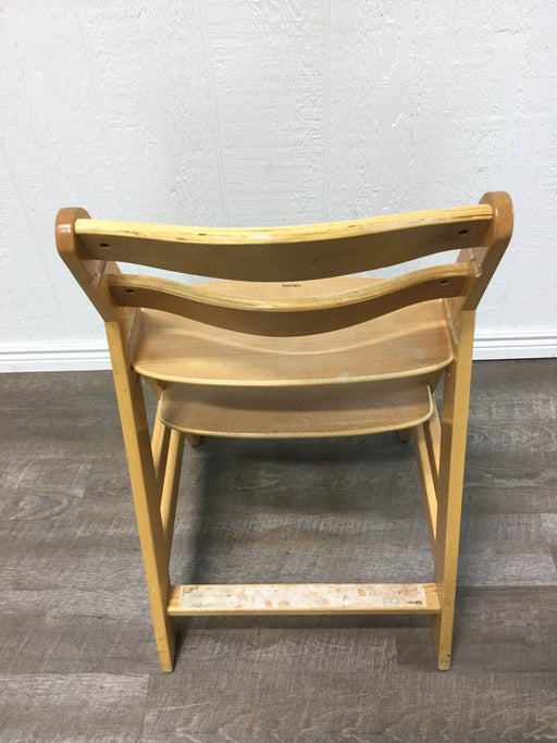 secondhand Hauck Wooden Height Adjustable Chair