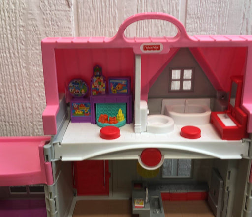 secondhand Fisher Price Little People Big Helpers Interactive Home Playset