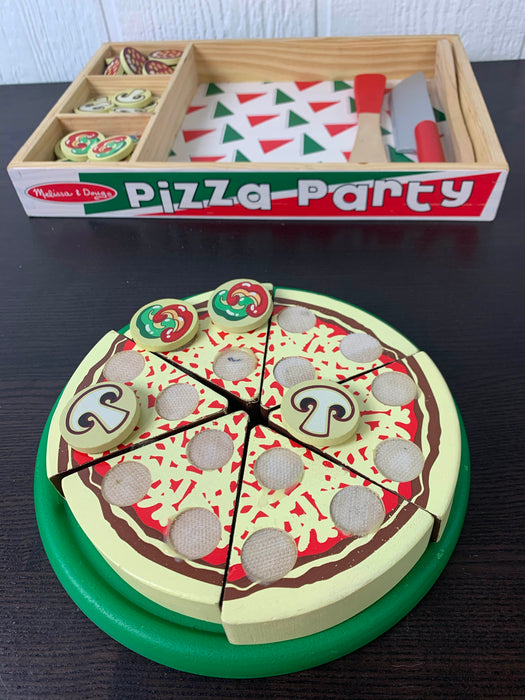 secondhand Melissa & Doug Pizza Party Play Set