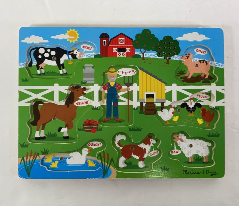 secondhand Melissa & Doug Sound Puzzle