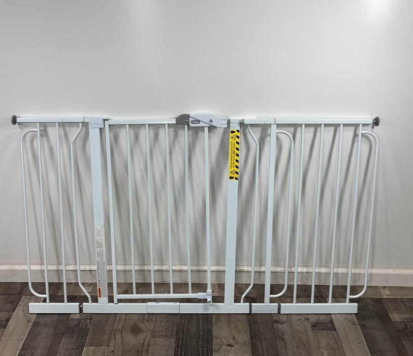 used Regalo Widespan Extra Tall Baby Gate, white