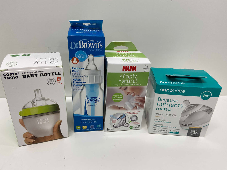 used BUNDLE Baby Bottles, Pack of 4