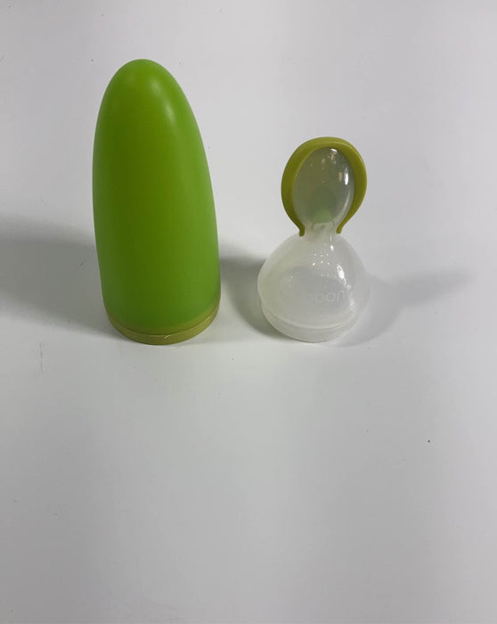 secondhand Boon Squirt Silicone Baby Food Dispensing Spoon, Green