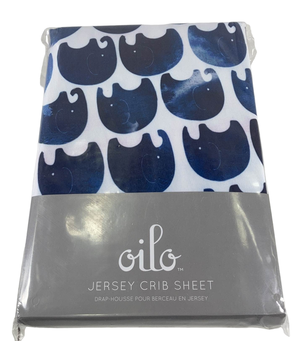 used Oilo Studios Jersey Crib Sheet