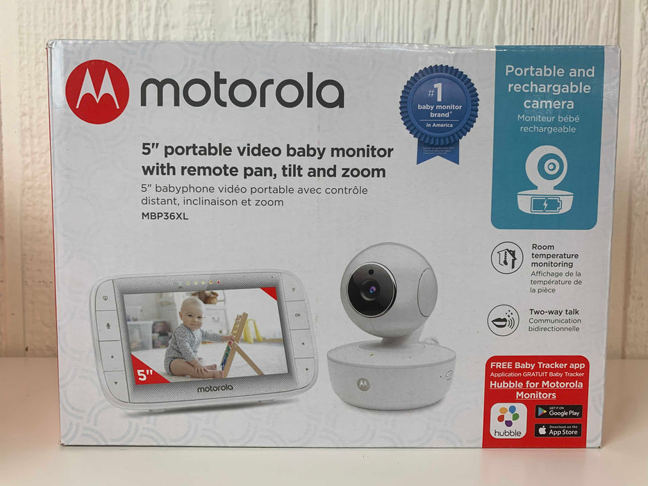 used Motorola 5” Portable Video Baby Monitor