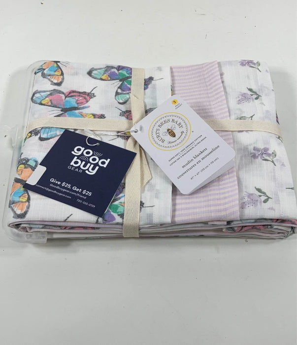 used Burt's Bees Baby Muslin Blankets