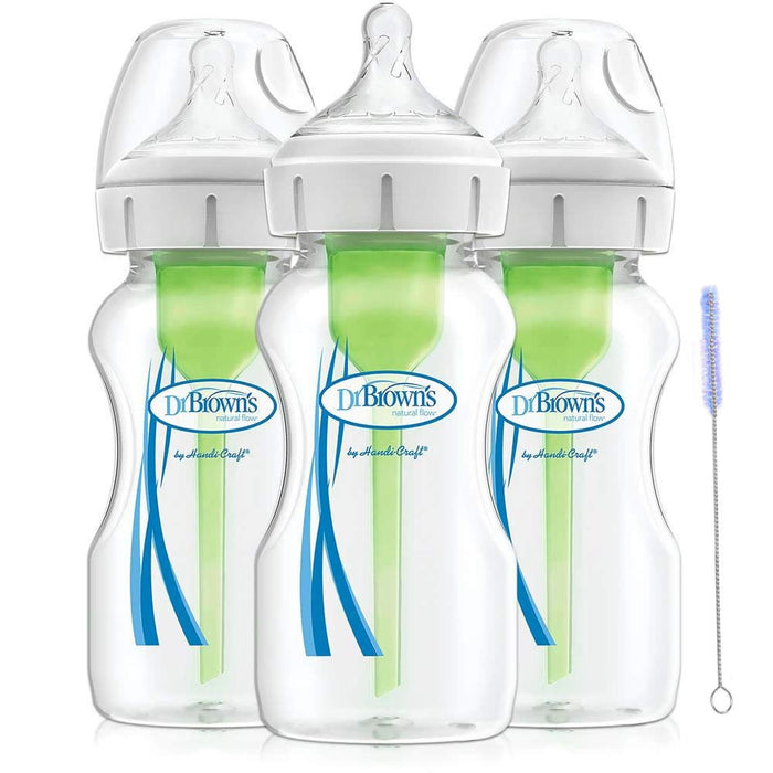 Shop Dr. Brown's Options+ Anti Colic Wide Neck Bottles, 3-Pack, 9oz at GoodBuy Gear
