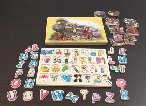 secondhand Melissa & Doug Puzzle Bundle