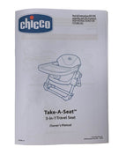 Shop Chicco Take-A-Seat 3-in-1 Travel Seat, Grey Star at GoodBuy Gear