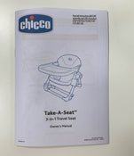 used Chicco Take-A-Seat 3-in-1 Travel Seat - HIDDEN NEEDS PHOTOS