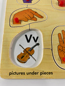 secondhand Melissa & Doug Sign Language Alphabet Puzzle