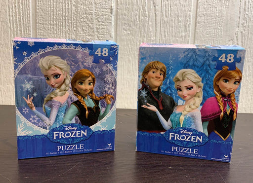 used BUNDLE Disney Princess Puzzles, -Frozen