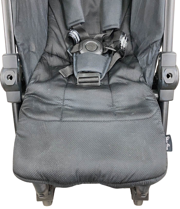 secondhand Silver Cross Jet Compact Stroller, 2021, Black