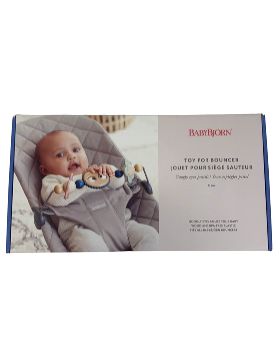 used BabyBjorn Toy For Baby Bouncer, Googly Eyes Pastels